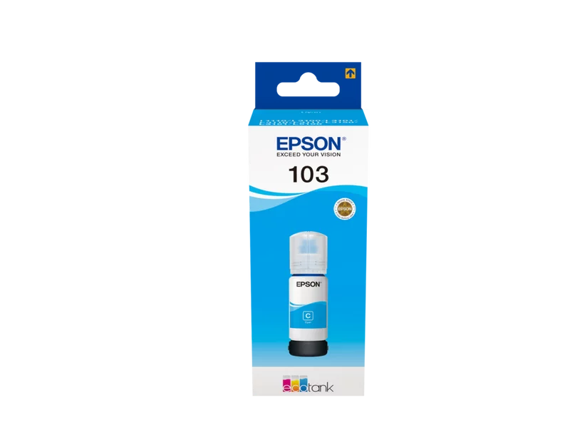 Чернила Epson 103 голубой, 65 мл