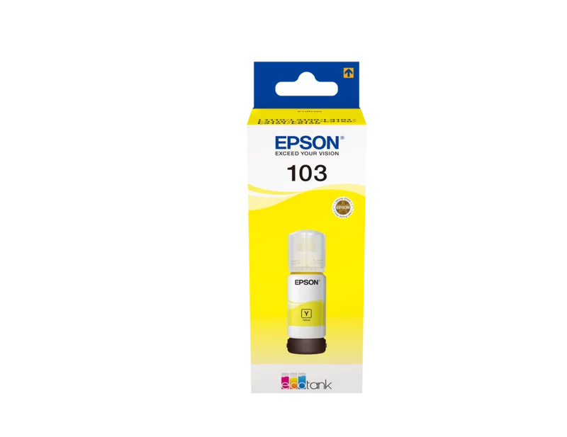 Чернила Epson 103 жёлтый, 65 мл