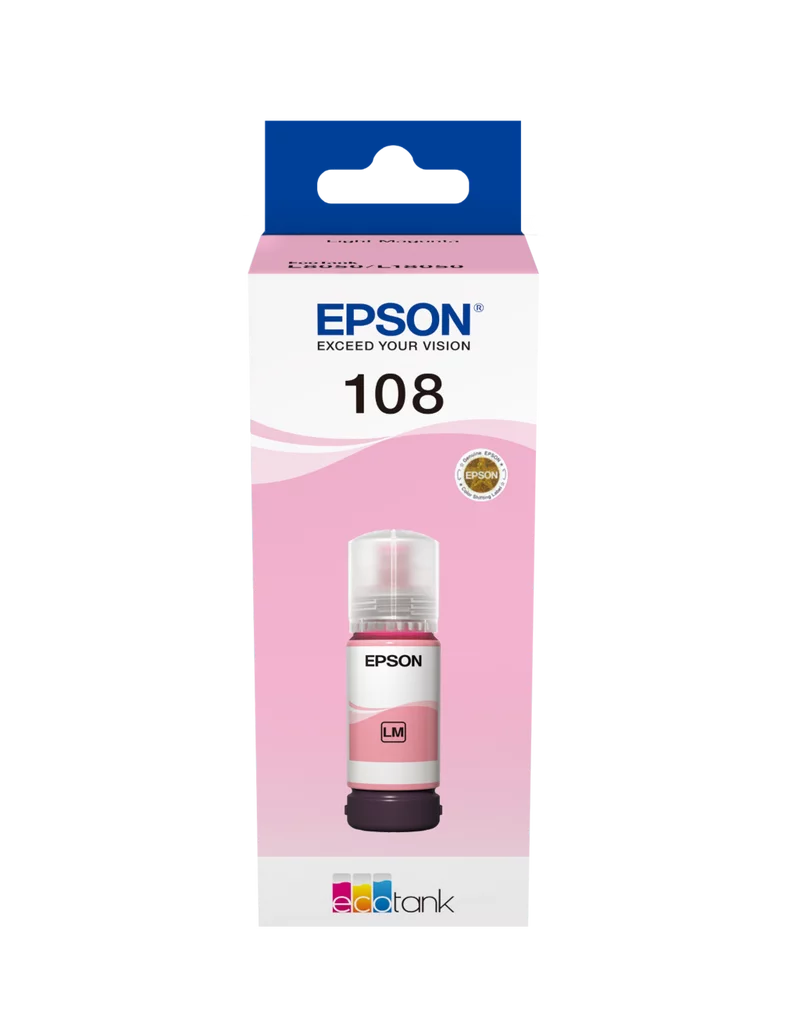 Чернила Epson 108 светло-пурпурный, 70 мл