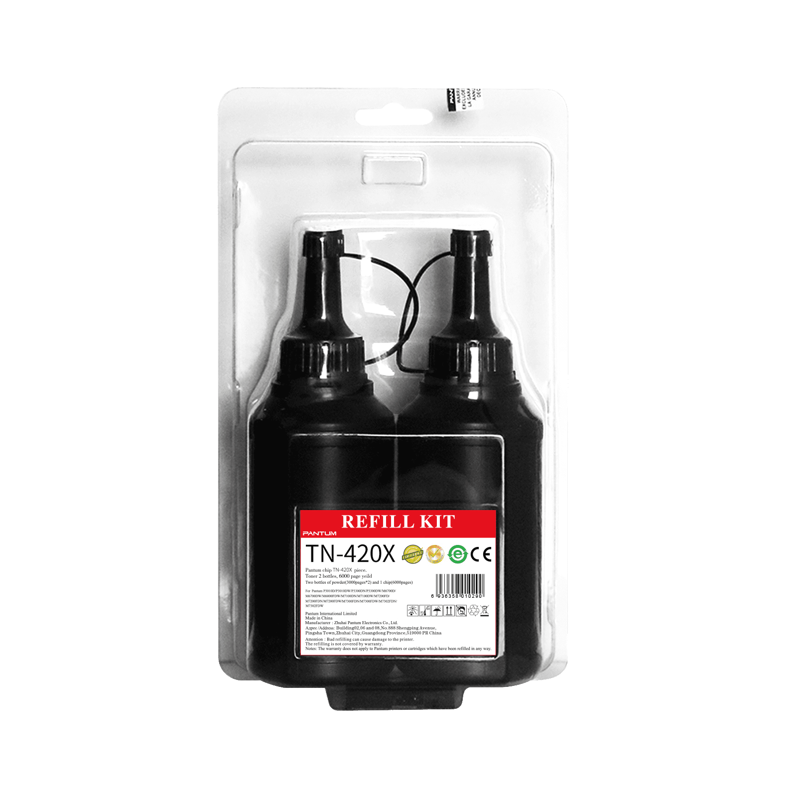 Заправочный комплект Pantum TN-420XP